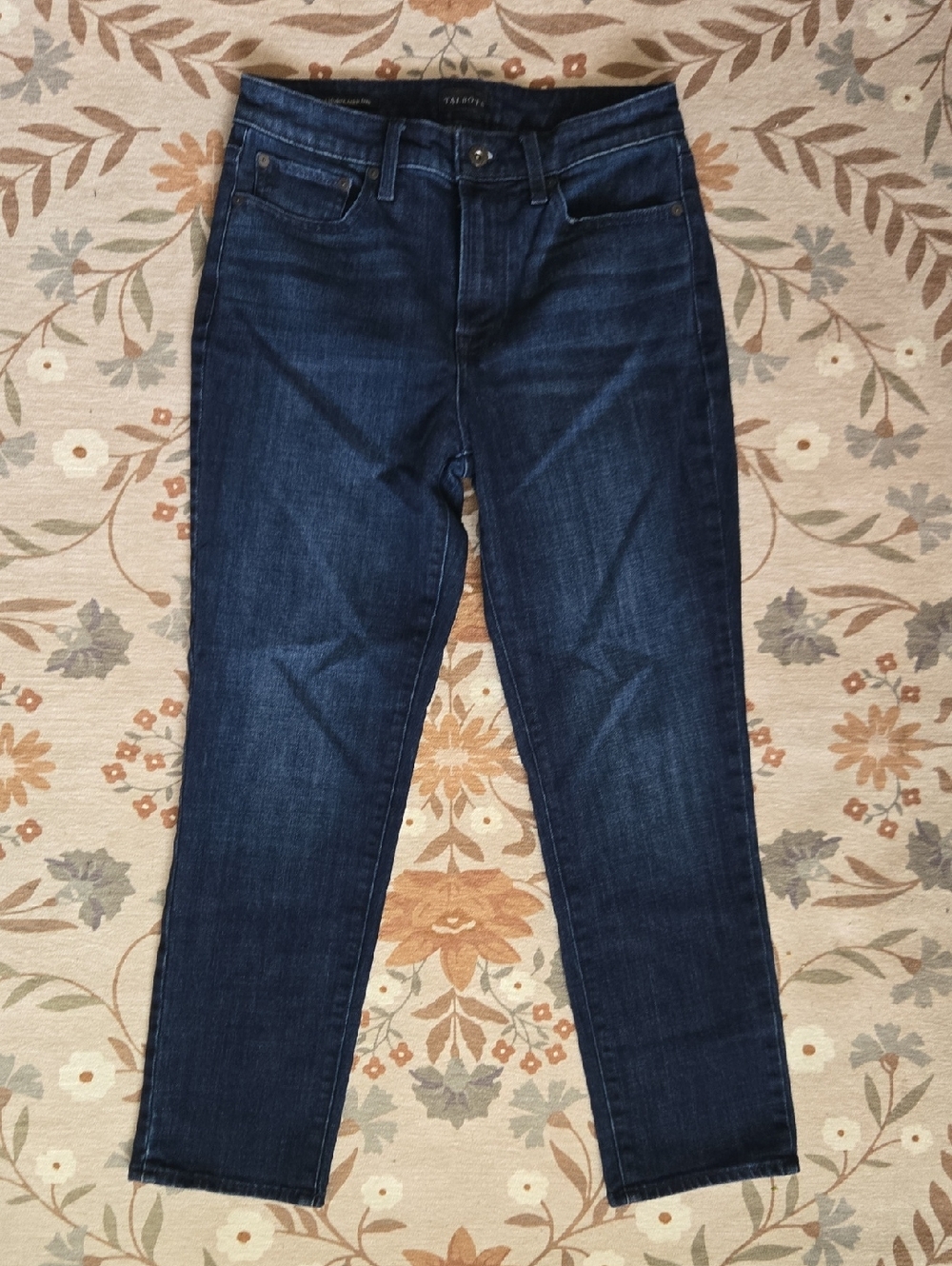 Talbots Modern Ankle Jean Blue Dark Wash Size 4
